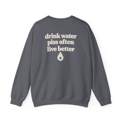 PeePal Good Piss, Good Day Crewneck